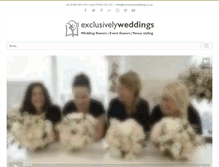 Tablet Screenshot of exclusivelyweddings.co.uk